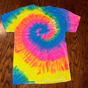Anti Social Social Club tye dye tshirt M